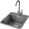 Кухонная мойка GRANULA СТАНДАРТ ST-4202 графит (черно-серый) 4202 GPAFIT